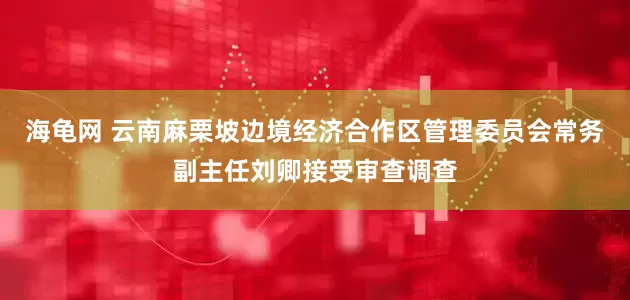 海龟网 云南麻栗坡边境经济合作区管理委员会常务副主任刘卿接受审查调查