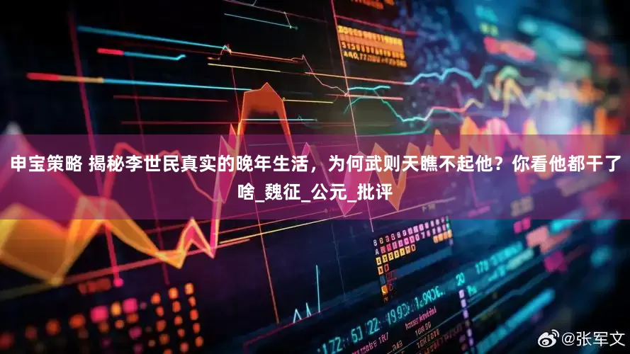 申宝策略 揭秘李世民真实的晚年生活，为何武则天瞧不起他？你看他都干了啥_魏征_公元_批评